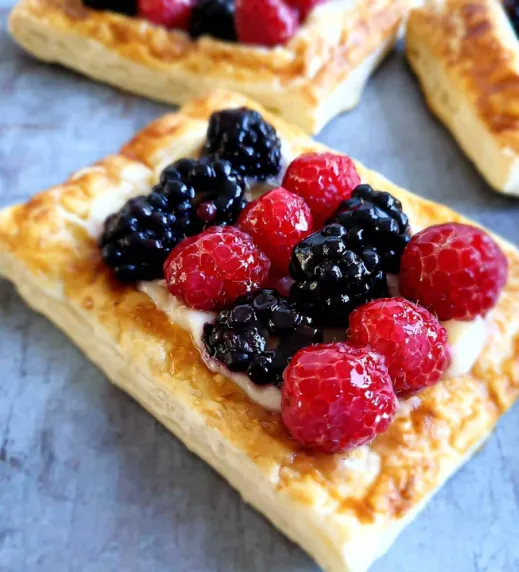 Puff Pastry Fruit Tarts